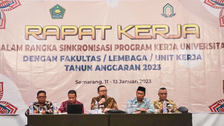 Selaraskan Program Kerja, UIN K.H. Abdurrahman Wahid Pekalongan Gelar Rapat Kerja Tahun Anggaran 2023