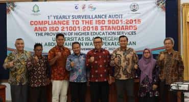 UIN Gus Dur Adakan Sertifikasi ISO 9001: 2015 dan ISO 21001:2018 untuk Siklus Pembaruan Kedua