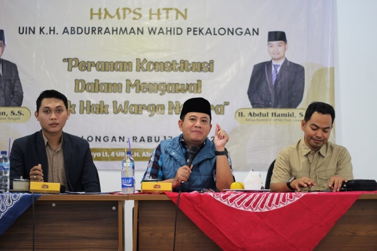 HMPS HTN Selenggarakan Seminar Konstitusi, Undang Anggota Legislatif Jawa Tengah