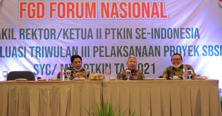 Dirjen Pendis Kemenag Buka FGD Forum Wakil Rektor/Ketua II PTKIN Se-Indonesia