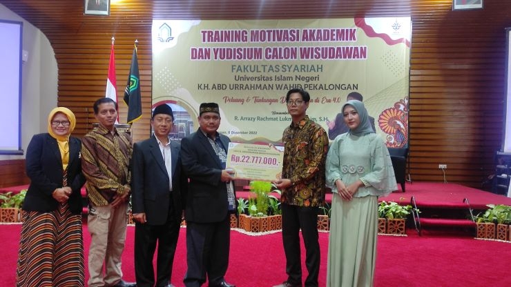 Fakultas Syariah UIN Gus Dur Gelar Training Motivasi Akademik dan Yudisium