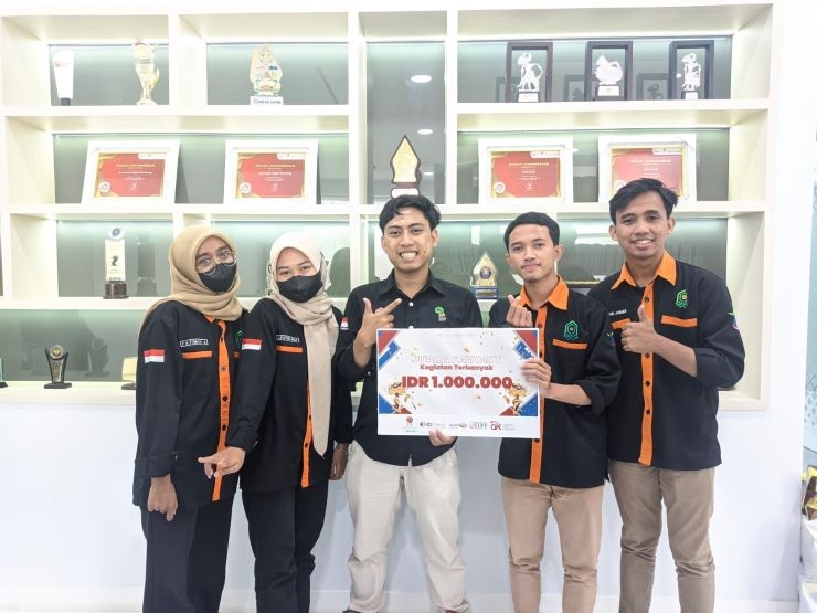 UKM KSPMS UIN Gus Dur Raih Penghargaan Rdis Awards Jawa Tengah Kategori Kegiatan Terbanyak 2022