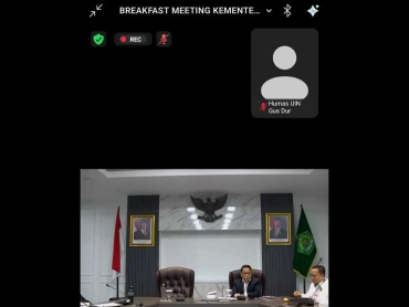 Perkuat Sinergi Kehumasan, Rektor UIN Gus Dur Ikuti Breakfast Meeting Kemenag RI