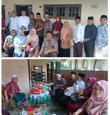 Momentum Idulfitri; Rektor Beserta Jajaran Pimpinan UIN Gus Dur Silaturahmi ke Tokoh Pendahulu, Perkuat Nilai Historis dan Kebersamaan