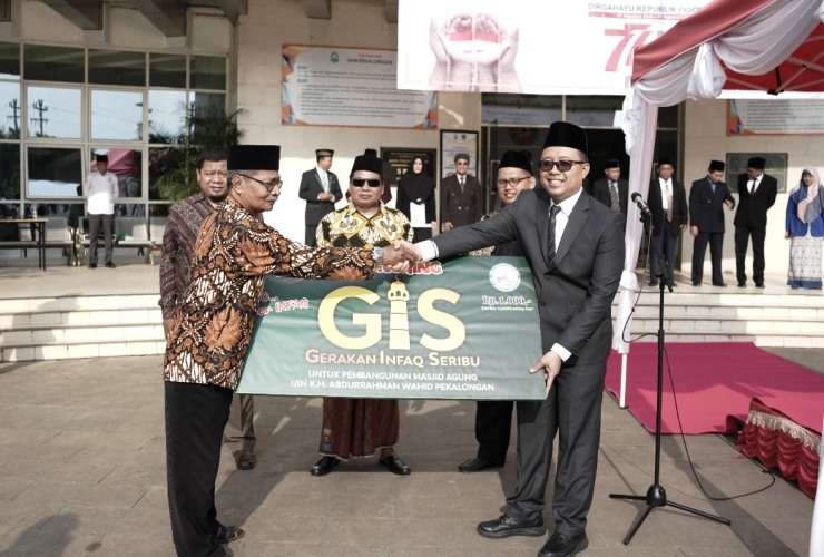 Launching GIS Masjid Agung UIN Gus Dur Berhasil Kumpulkan Infaq Rp. 2.170.000,-