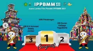 SUROSO Film Pendek IAIN Pekalongan Berhasil Raih Emas pada IPPBMM 2021
