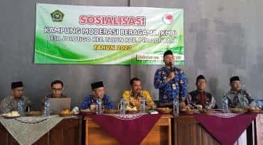 Pusat Moderasi Beragama UIN Gusdur menjadi Pembicara di Acara Sosialisasi Kampung Moderasi Beragama