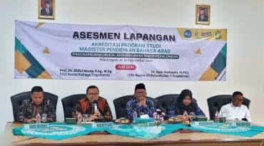 Buka Asesmen Lapangan, Rektor UIN Gus Dur Pekalongan Optimis  Program Magister Pendidikan Bahasa Arab Raih Akreditasi Unggul