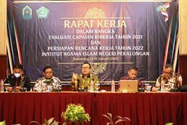 Rapat Kerja Tahun Anggaran 2022 Dorong Capaian Visi Misi IAIN Pekalongan